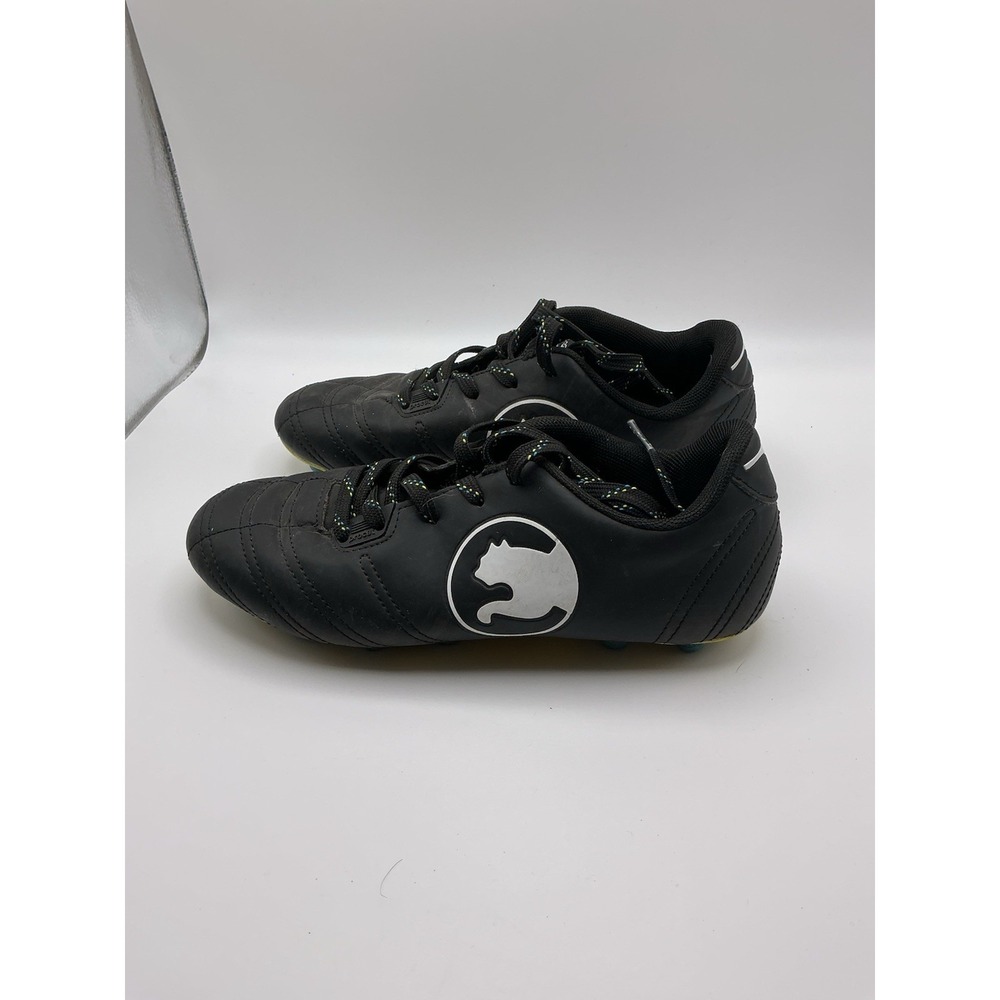 PUMA evoTOUCH Youth Soccer Cleats Size 4 Black Firm Ground FG